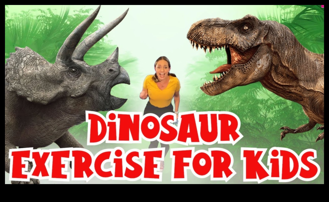 Dinosaur Discovery: Dino Fitness İçin Kükreyen Çocuk Egzersizleri