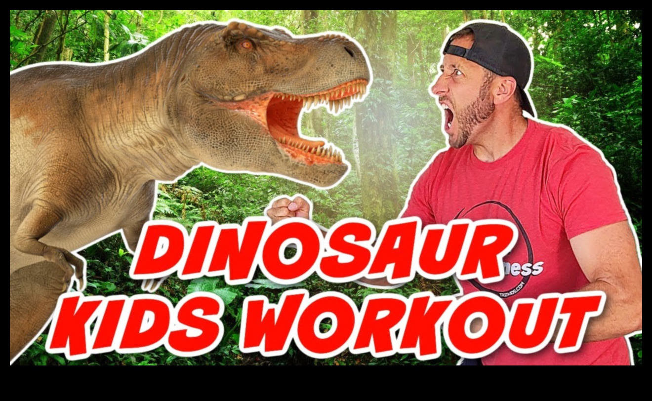 Dinosaur Discovery: Dino Fitness İçin Kükreyen Çocuk Egzersizleri